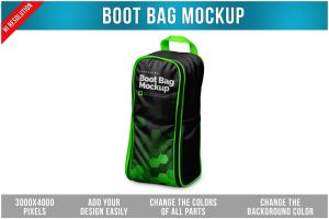 Boot Bag Mockup