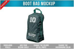 Boot Bag Mockup