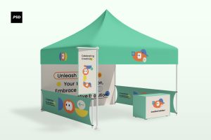Booth Tent Mockups 001