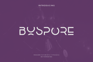 Bospore – Geometric Font