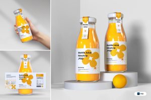 Bottle Juice Mockup