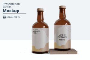 Bottle mockup