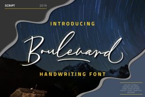 Boulevard – Handwriting Font