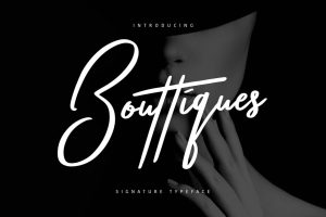 Bouttiques Signature Font