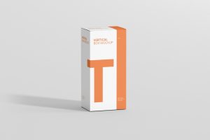 Box Mockup – Long Vertical Rectangle