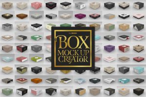 Box Mockup Creator – Square Box Edition