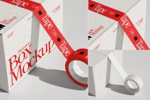 Box Tape Mockup