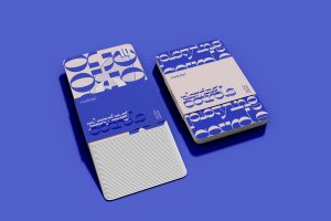 Box with Playing Cards Mockup