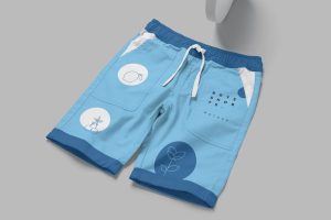 Boys Cotton Shorts Mockups