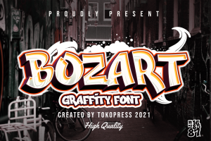 BOZART – Graffiti font