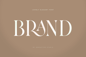 Brand – Lovely Elegant Font