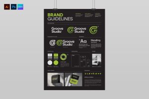 Brand Guidelines Poster Template