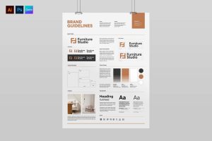Brand Guidelines Poster Template