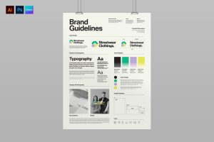 Brand Guidelines Poster Template