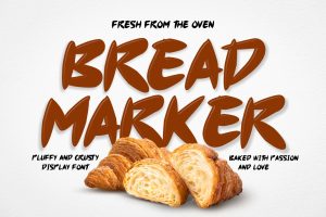 Bread Marker – Delicious Display Font