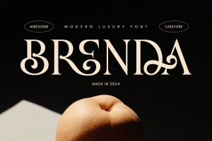 Brenda – Modern Luxury Font