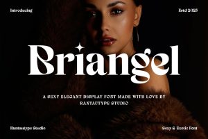 Briangel Exotic Serif Font