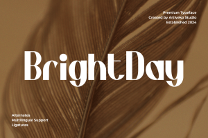BrightDay Elegant Font
