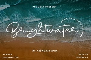 Brightwater – Cool Calligraphy Font