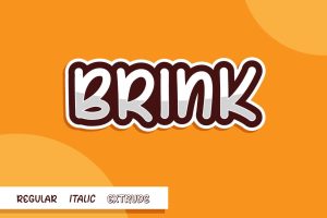 Brink – Funny Playful Comic Font