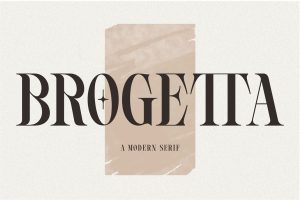 BROGETTA – Modern Serif Font