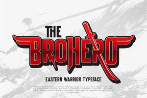 Brohero Typeface