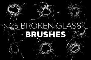 Broken Glass Brushes