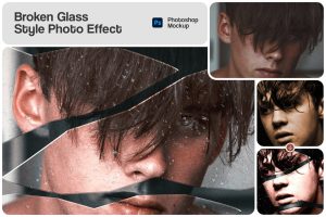 Broken Glass Photo Effect