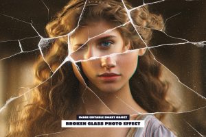Broken Glass Photo Effect
