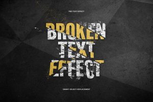 Broken Text Effect