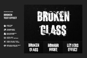 Broken Text Effect