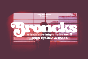 Broncks Retro Font