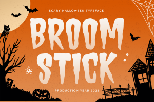 Broomstick – Halloween Font