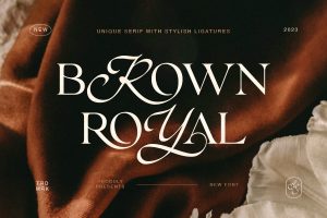 Brown Royal – Stylish Ligature Font
