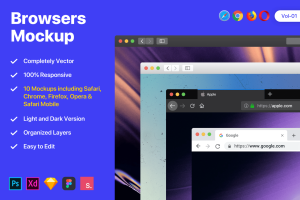 Browser Mockup Vol-01