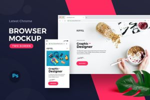 Browser Screen Mockups