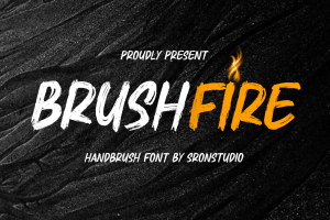 Brushfire – Hand Brush Font