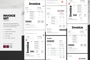 Brutalism Invoice Set
