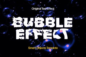 Bubble Distortion Text Effect