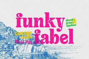 Bubble Funky Fabel – Rounded Psychedelic Retro Y2k