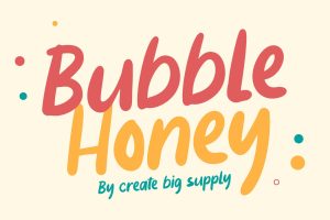 Bubble Honey – Playful Fonts