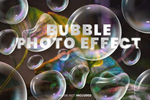 Bubble photo effect for photoshop