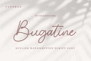 Bugatine Handwritten Script Font