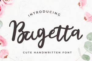 Bugetta Handwriting Font