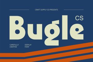 Bugle – Retro Font