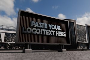 Building Sign Mockup
