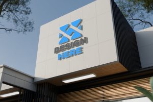 Building Sign Mockup