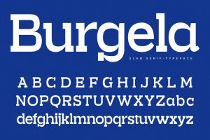 Burgela Slab Serif Typeface