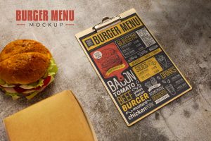 Burger Menu Mockup