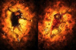 Burn Photoshop Action